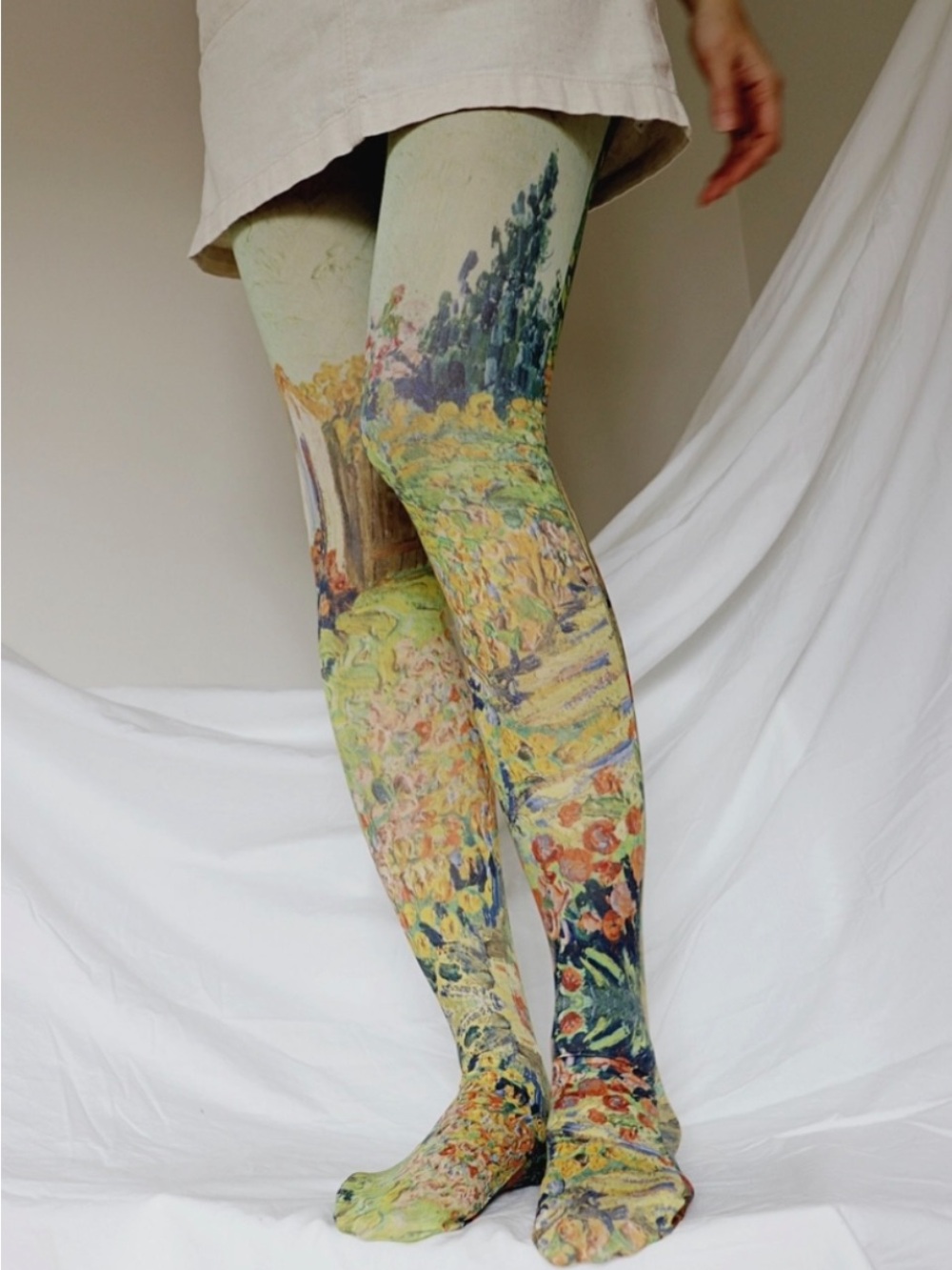 Tabbisocks Landscape by Van Gough Tights.
